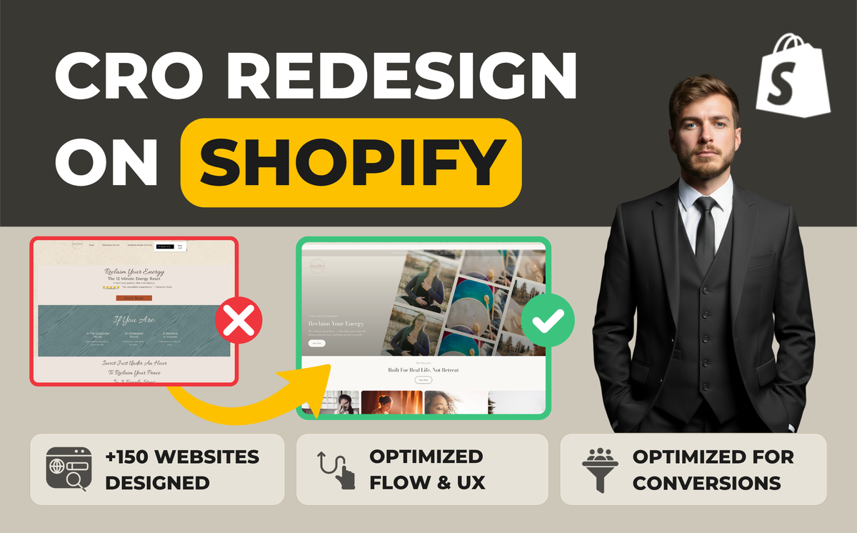 - Redesign Shopify