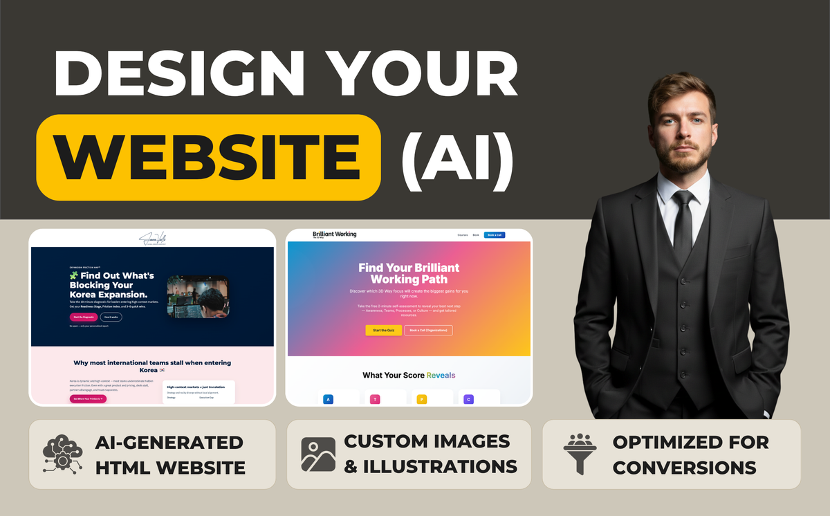 - Website with AI