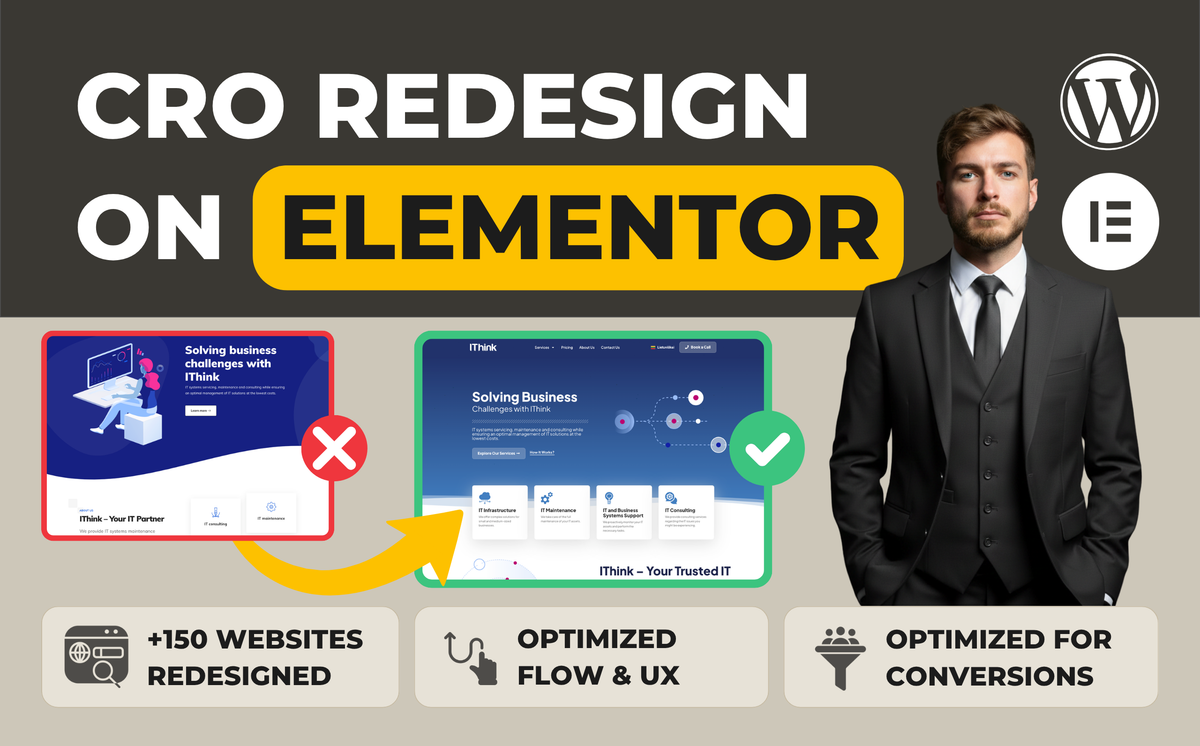- Redesign Elementor